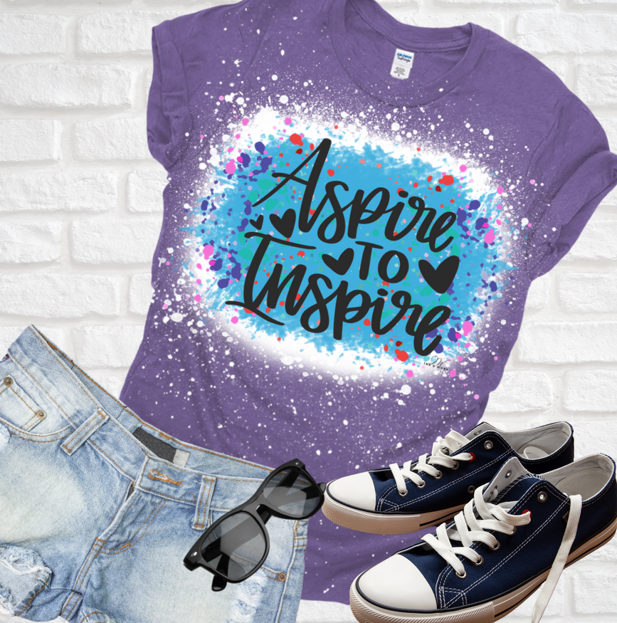 Aspire to Inspire Bleached Tee