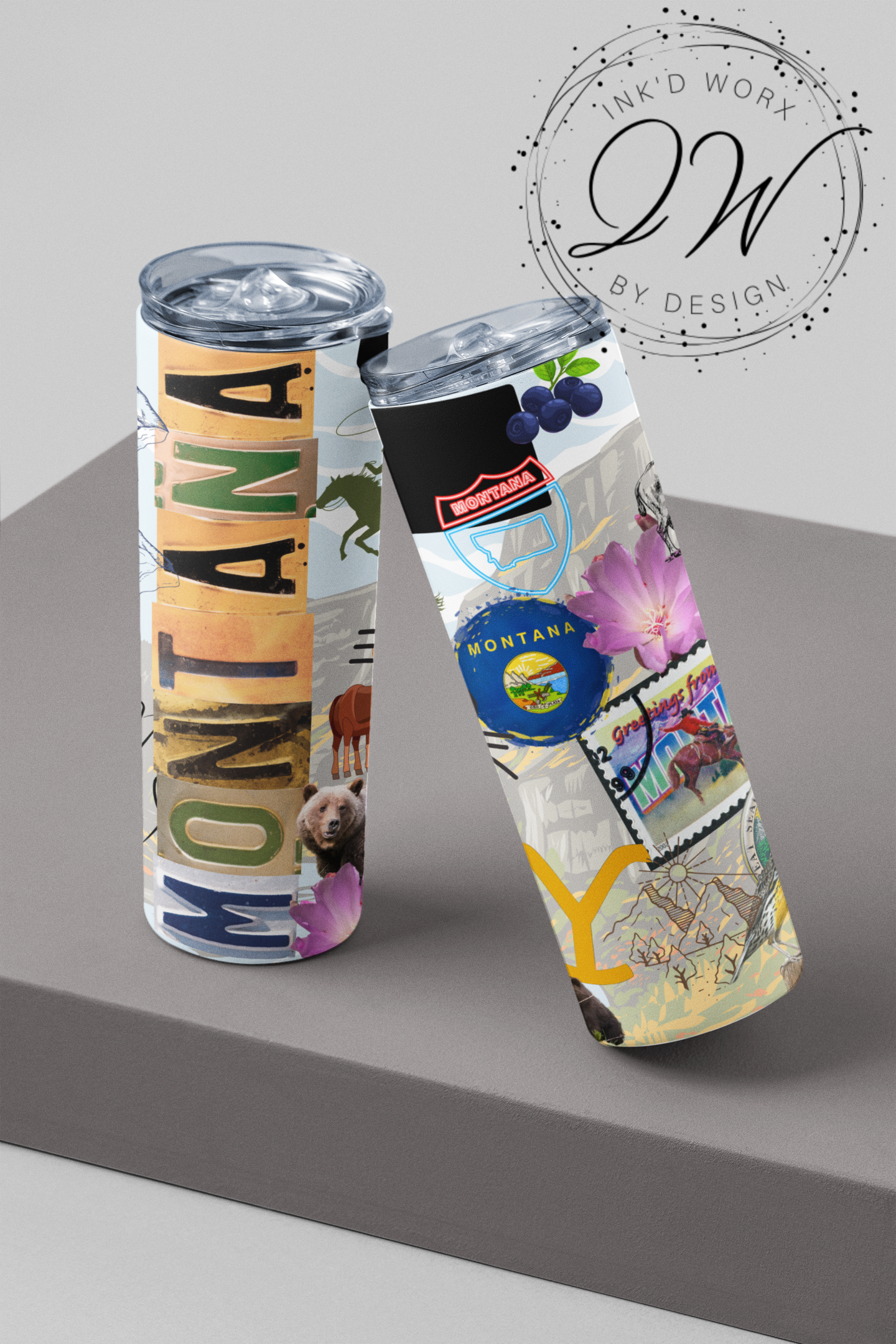 All Things Montana 20 oz or 30 oz Skinny Sublimation Tumbler