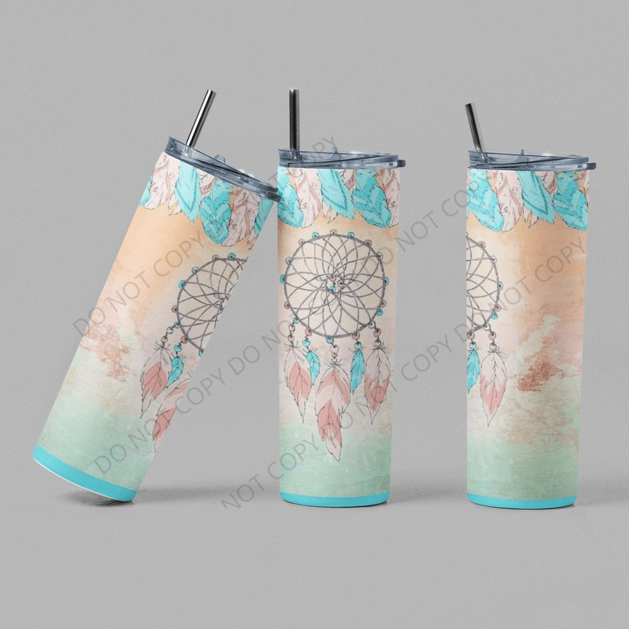 Dream Catcher 20 oz Skinny Sublimation Tumbler