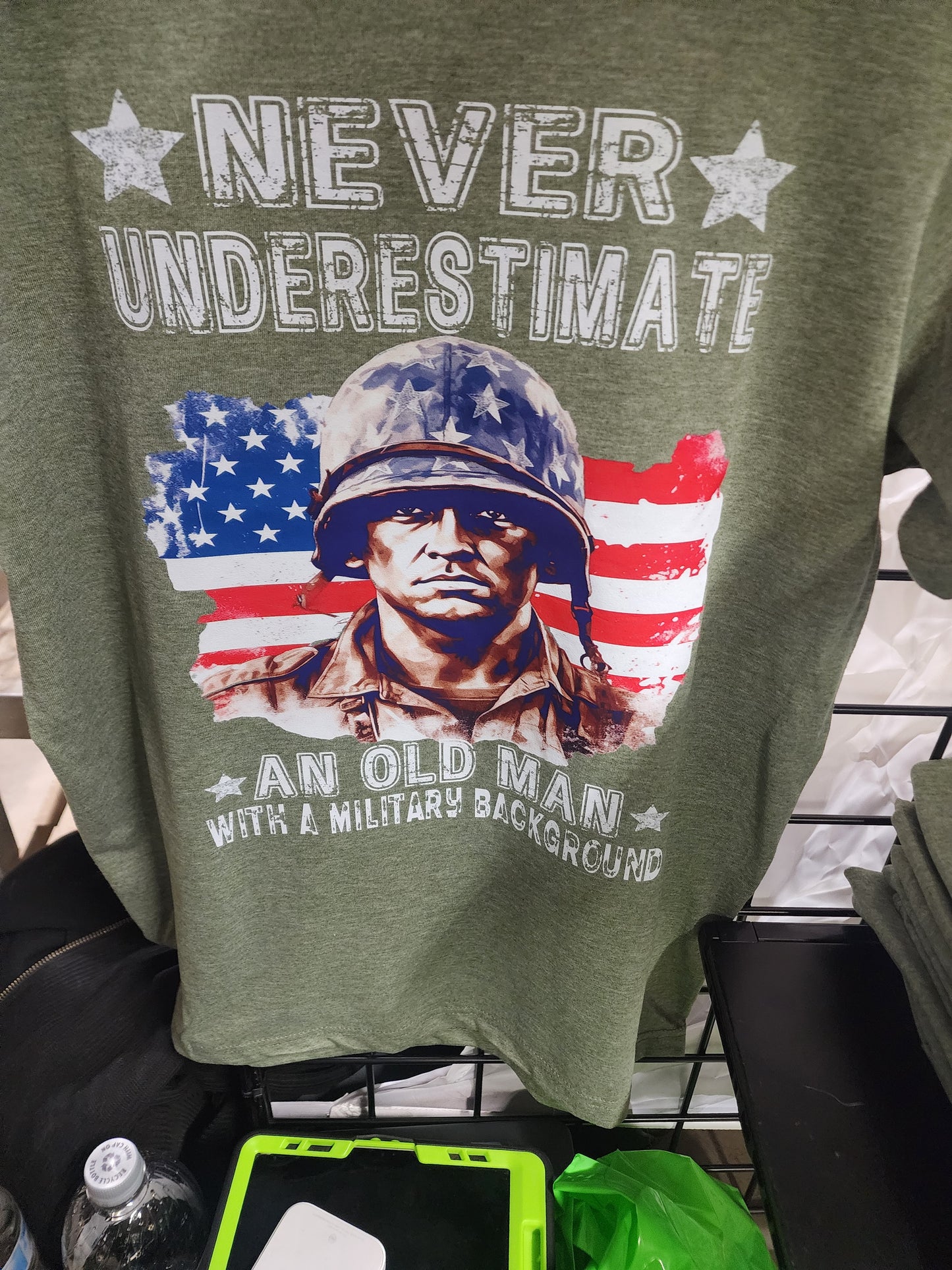 Never Underestimate An Old Man Tee