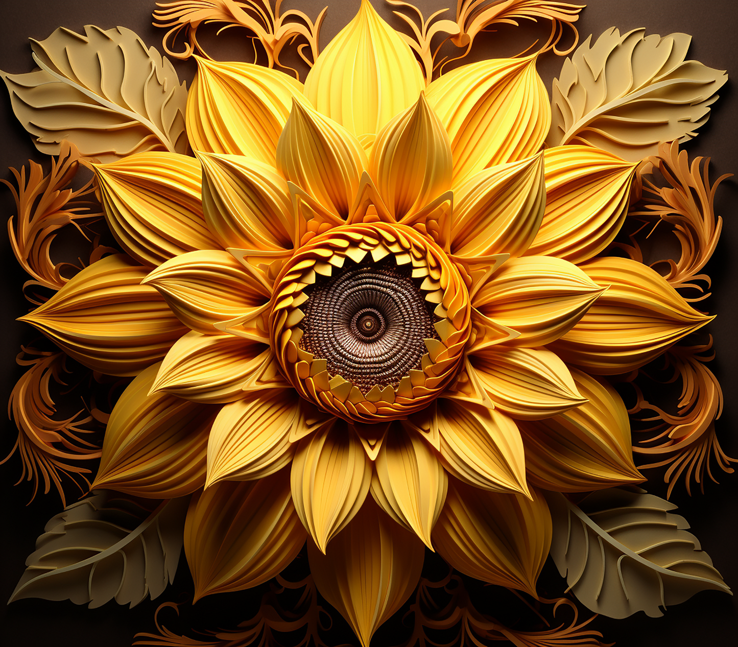 Vibrant Beautiful Sunflower 20 oz or 30 oz tumbler Just stunning!!!