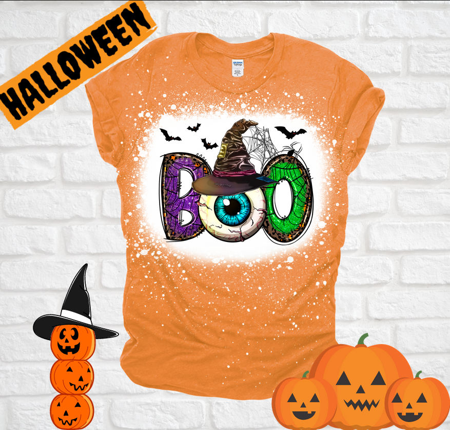 Boo Eyeball Bleached Tee T-shirt