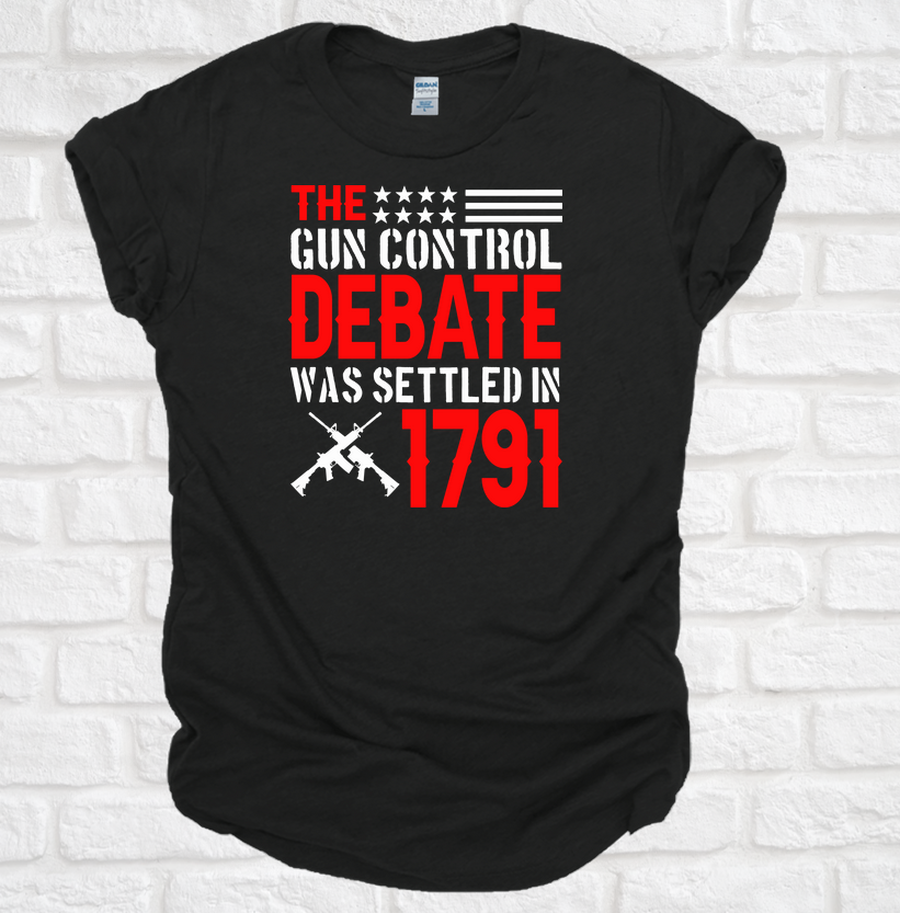 Gun Control Debate Tee Tshirt