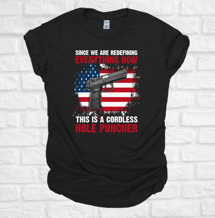 Cordless Hole Punch Tee Tshirt
