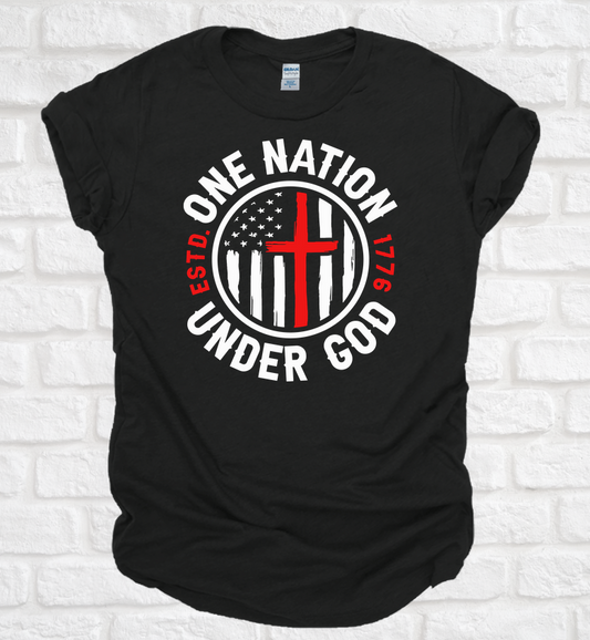 One Nation Under God Tee Tshirt