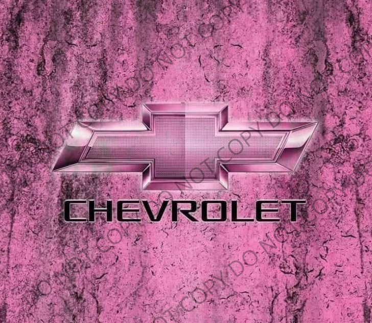 Pink Chevrolet Chevy Camo 20 oz Skinny Sublimation Tumbler