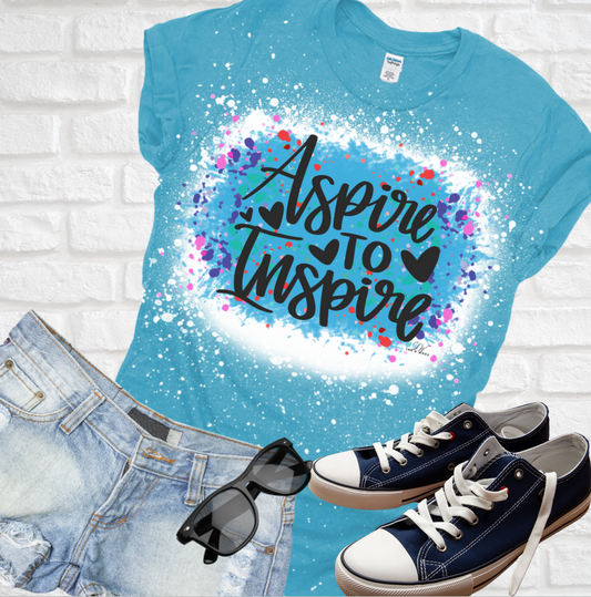 Aspire to Inspire Bleached Tee