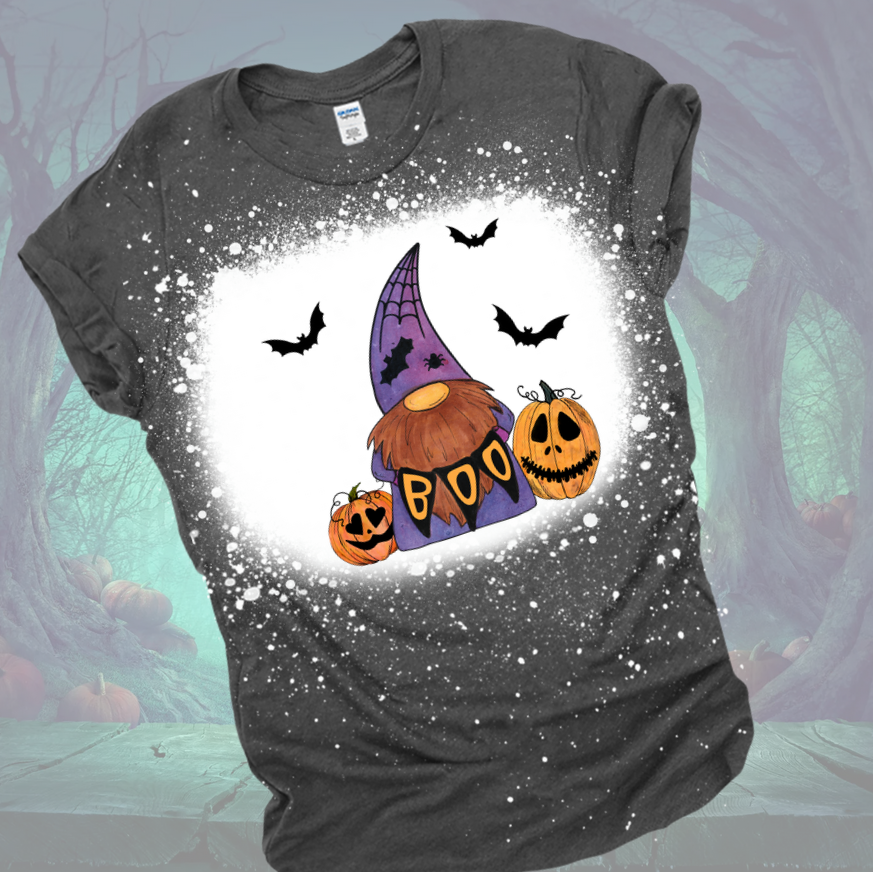 Gnome Boo Bleached Tee