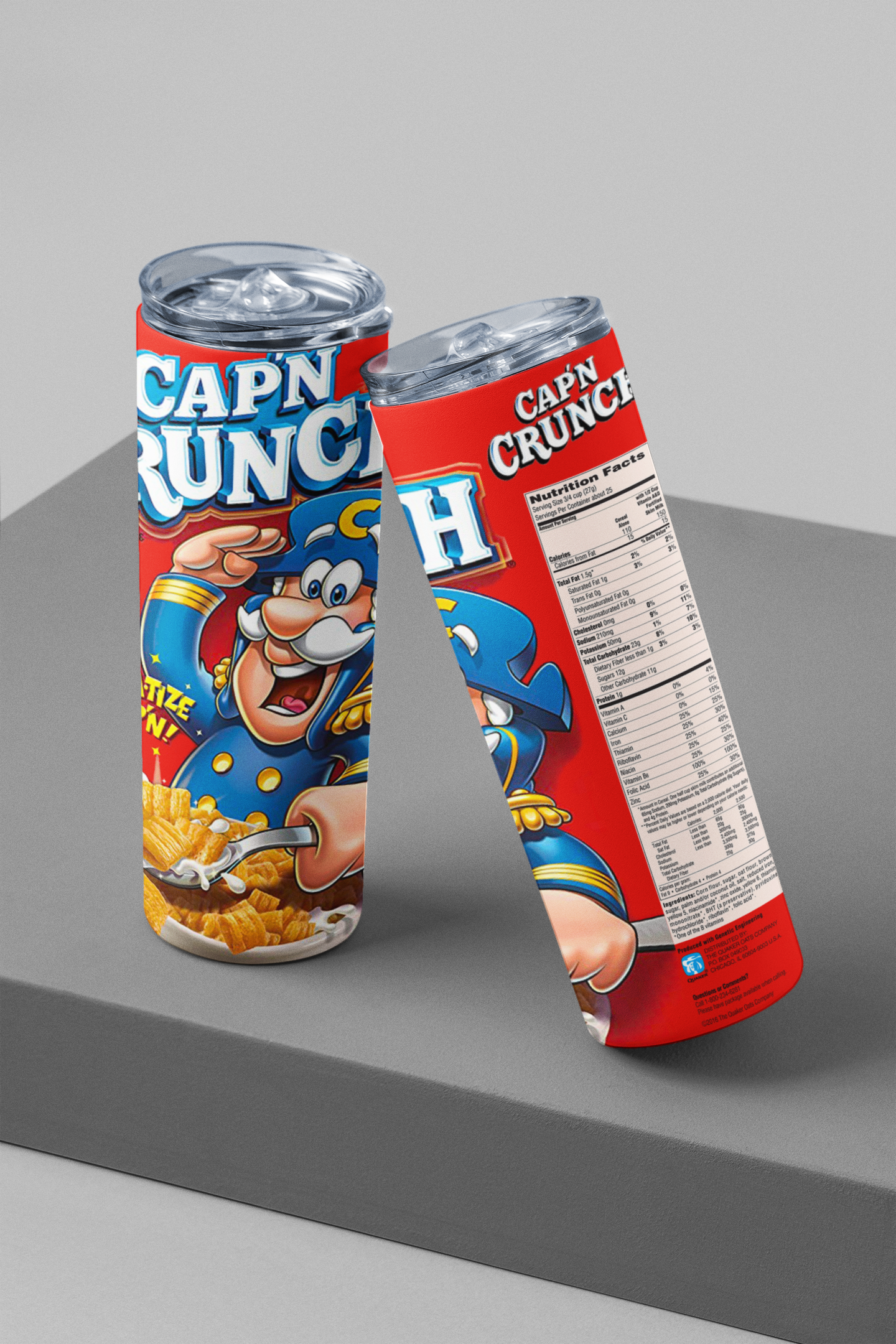 Cap'n Crunch 20 oz Skinny Sublimation Tumbler