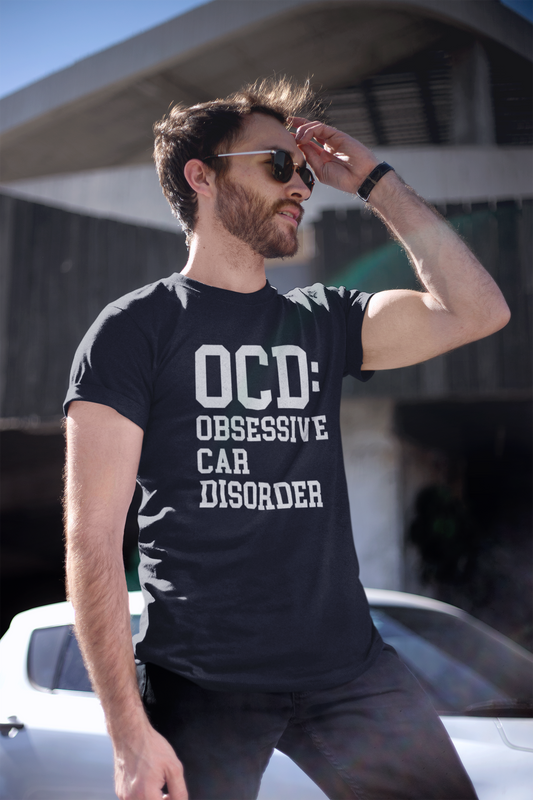OCD:  Obsessive Car Disorder Black Softstyle TShirt Unisex *NEW*